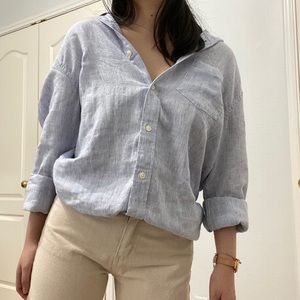 J.Crew Soft Linen Button Down